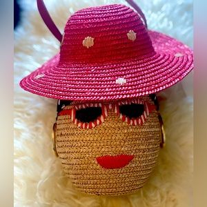 Lulu Guinness Vintage Straw Bag (Rare)